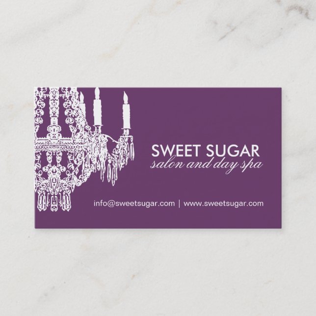 Salon and Day Spa Business Card (Front)