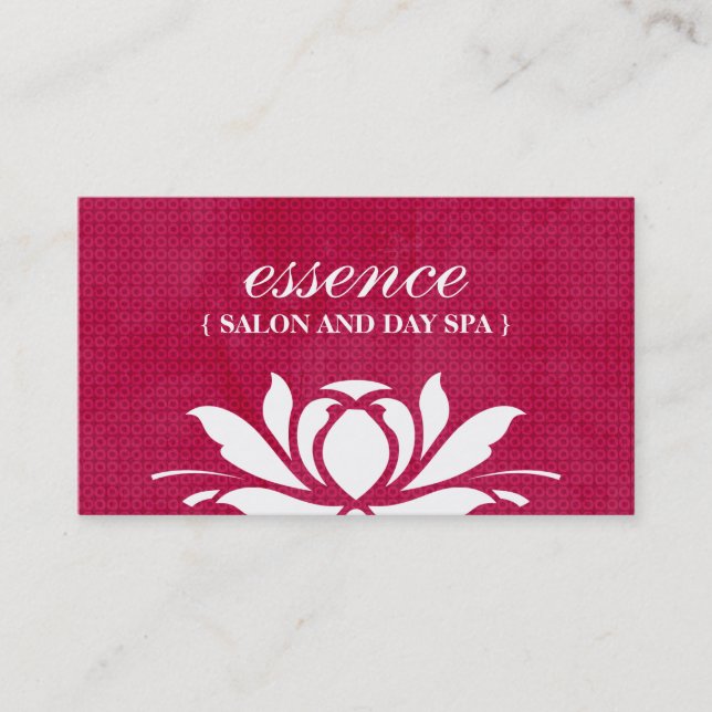 Salon and Day Spa Business Cards (Front)
