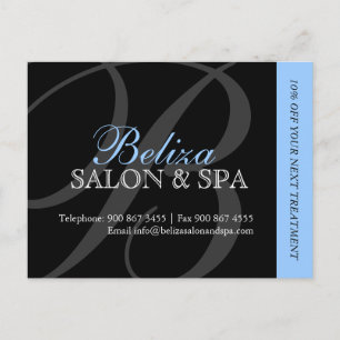 Salon and Spa Advertising Postcard