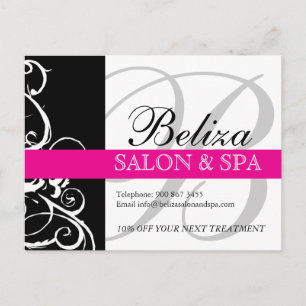 Salon and Spa Advertising Postcard