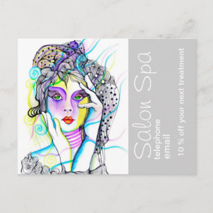 Salon and Spa Advertising Postcard