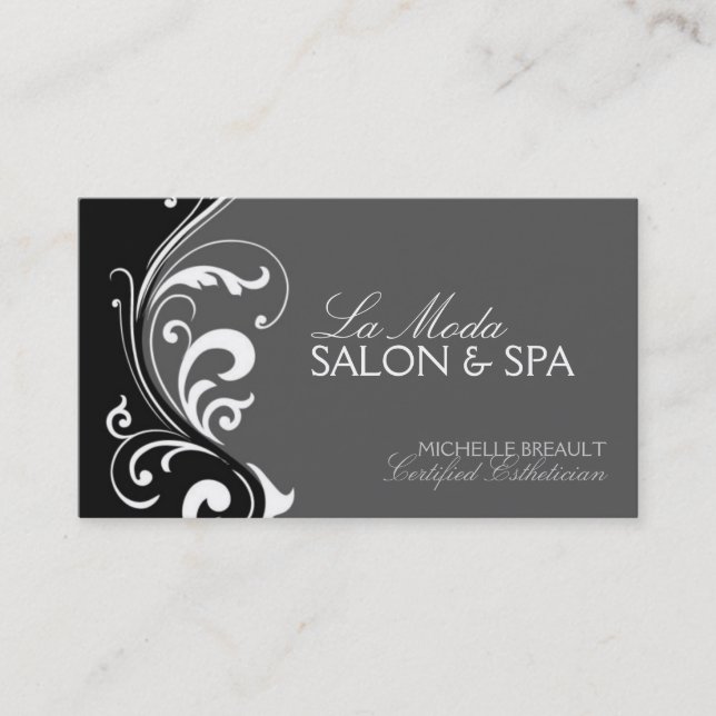 Salon and Spa Business Card (Front)