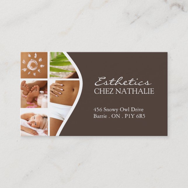 Salon and Spa Business Card (Front)