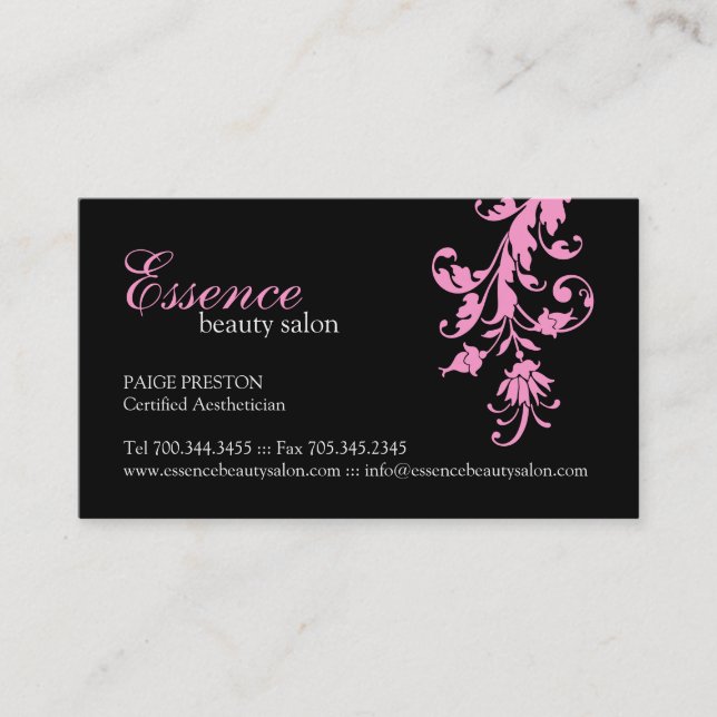 Salon and Spa Business Cards (Front)