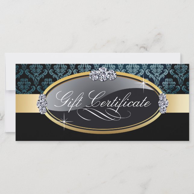 SALON AND SPA GIFT CERTIFICATE (Front)