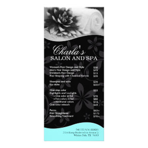 Salon and Spa Rack Card
