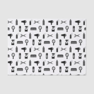 Salon & Barber Hairdresser Pattern CUSTOM COLOR Tissue Paper