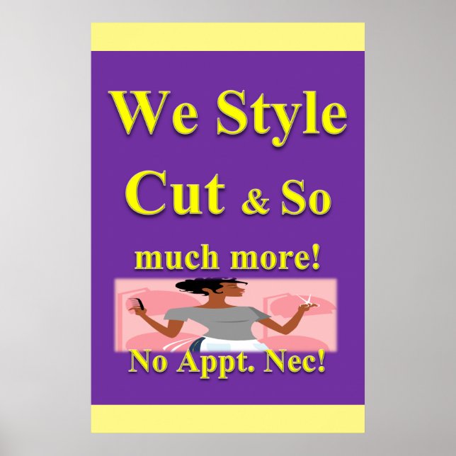 Salon Barbershop Posters (Front)