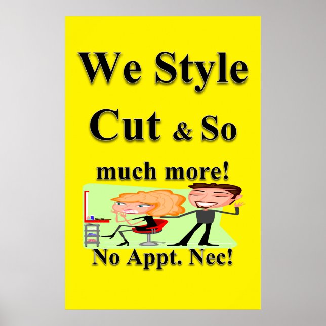 Salon Barbershop Posters (Front)