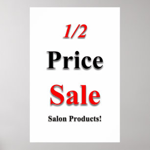 Salon Barbershop Posters 1/2 Price Sale Products