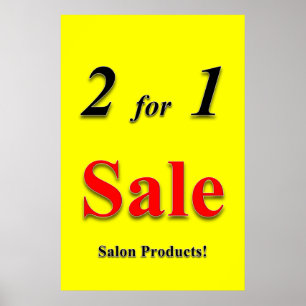 Salon Barbershop Posters 2 for 1 Sale Products