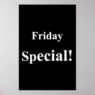 Salon Barbershop Posters Friday Special