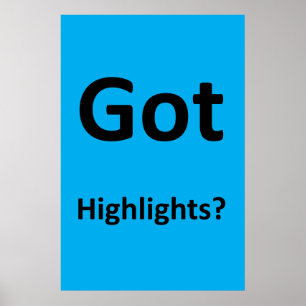 Salon Barbershop Posters Got Highlights?