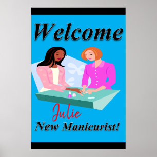 Salon Barbershop Posters New Manicure