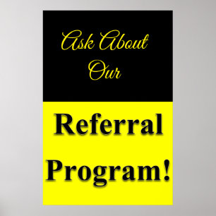 Salon Barbershop Posters Referral Program