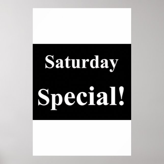 Salon Barbershop Posters Saturday Special (Front)