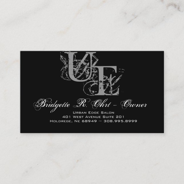 Salon Business Card (Front)