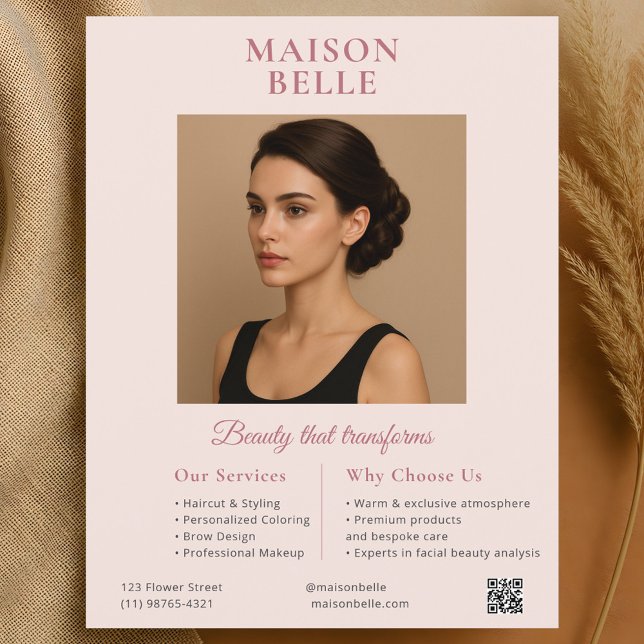 Salon Business Elegant Flyer (Creator Uploaded)