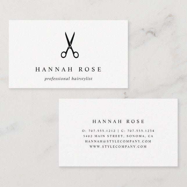 Salon Business Promotional Card (Front/Back)