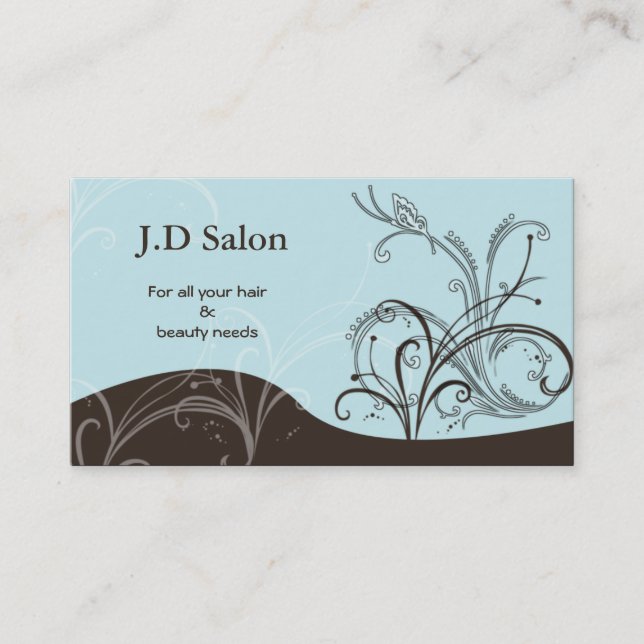 Salon businesscards business card (Front)