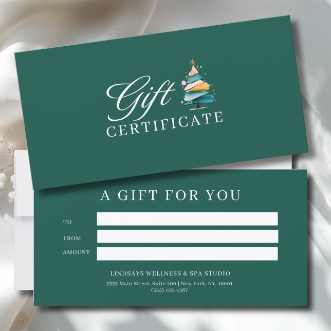 SALON CHRISTMAS TREE BUSINESS CERTIFICATE  (SALON CHRISTMAS TREE BUSINESS CERTIFICATE)