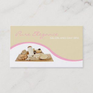 Salon Day Spa Massage Therapist Supp Business Card
