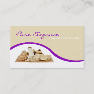 Salon Day Spa Massage Therapist Supp Business Card