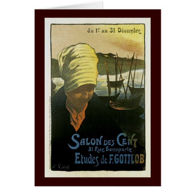 Salon Des Cent ~ Etudes de F. Gottlob (Front)