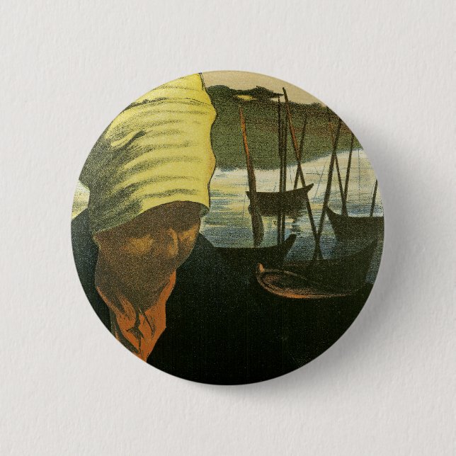 Salon Des Cent ~ Etudes de F. Gottlob 6 Cm Round Badge (Front)