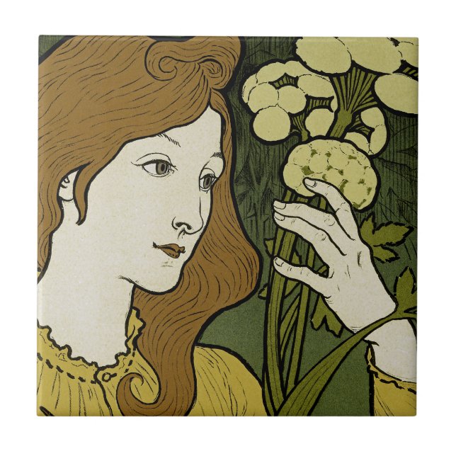 Salon des Cent ~ Exposition de E. Grasset Tile (Front)