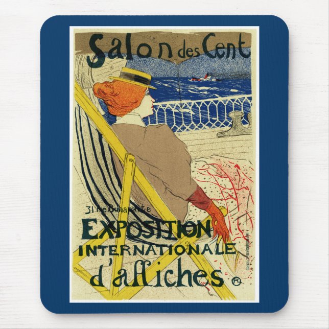 Salon des Cent ~ Exposition Internationale Mouse Mat (Front)