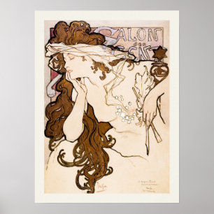 Salon Des Cent Poster Alphonse Mucha