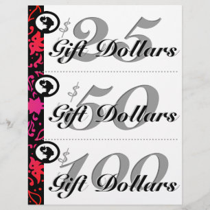 Salon Flyer Spa Gift Certificates Woman Colourful