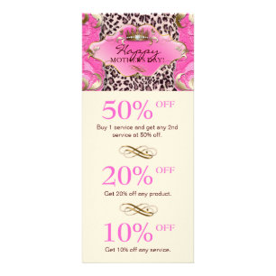 Salon GIFT CERTIFICATE Crown Leopard Pink Cream
