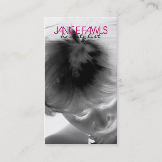 Salon Hairstylist Business Card Templates