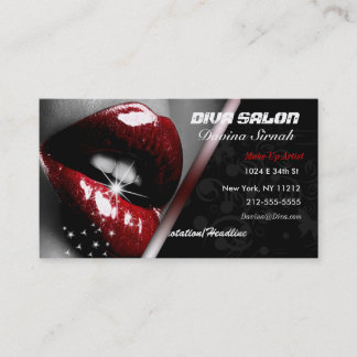 Salon/ Makeup Artist Business Card