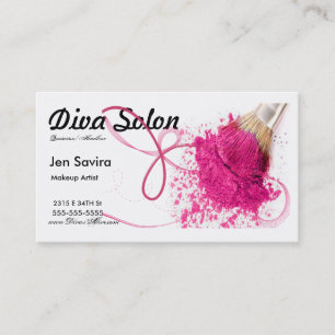 Salon/ Makeup Artist Business Card