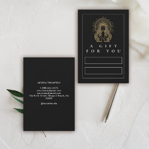 Salon Makeup Hair Nails Lashes Black Tarot Gift