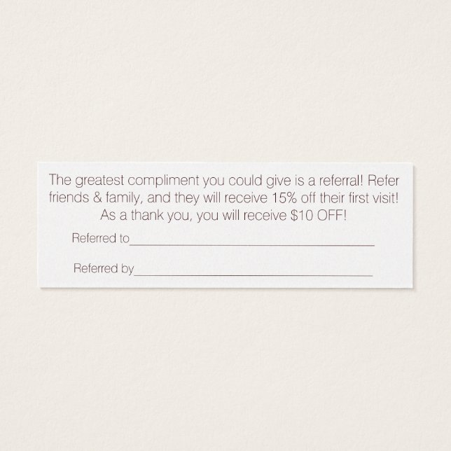 SALON MEO REFERRAL (Back)