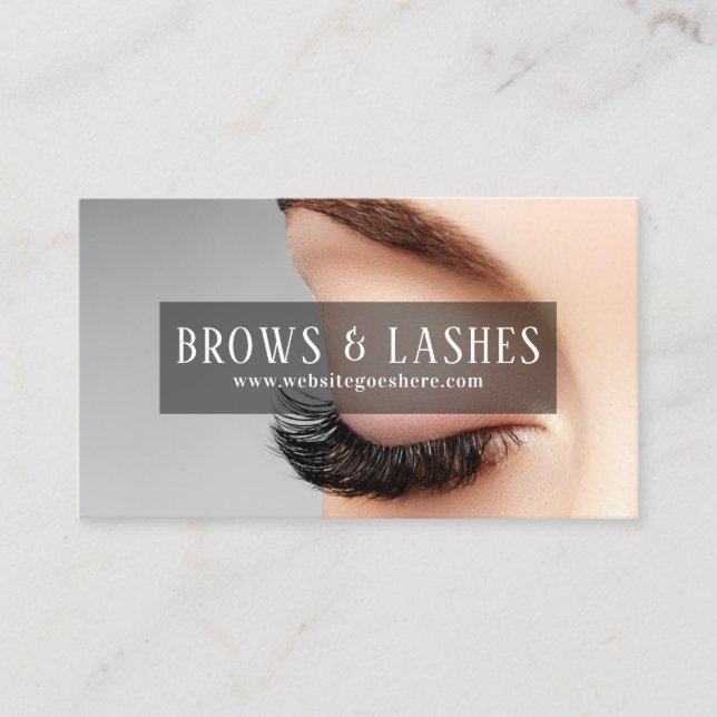 Salon Microblading , Eyebrows,  Permanent Makeup Business Card (Front)