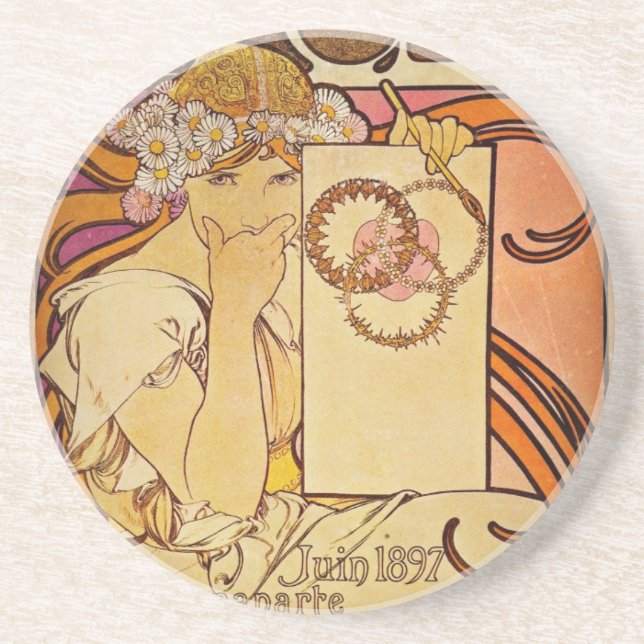Salon of 100 a Woman Coaster (Front)