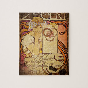 Salon of 100 a Woman Jigsaw Puzzle