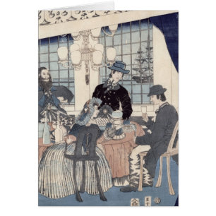 Salon of a house of foreign merchants at