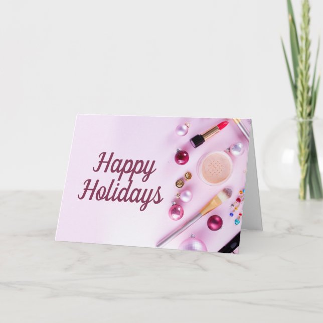 Salon or spa Christmas/Holiday  Holiday Card (Front)