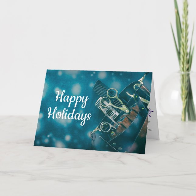 Salon or spa Christmas/Holiday  Holiday Card (Front)