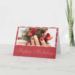 Salon or spa Christmas/Holiday  Holiday Card