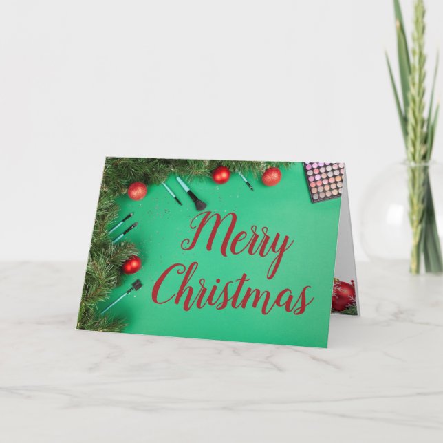 Salon or spa Christmas/Holiday  Holiday Card (Front)