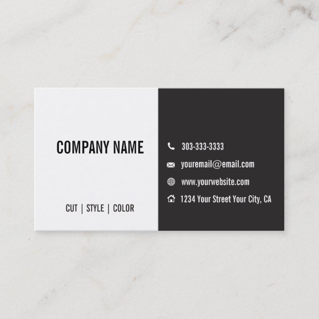 Salon Referral Business Card (Front)