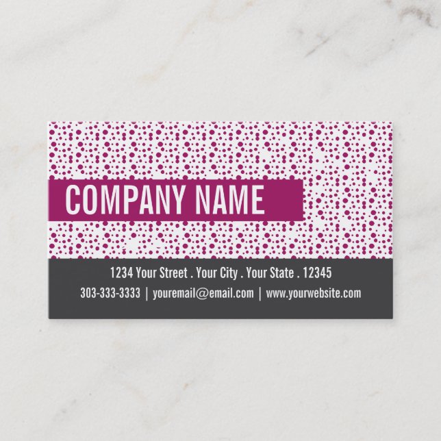 Salon Referral Business Card (Front)