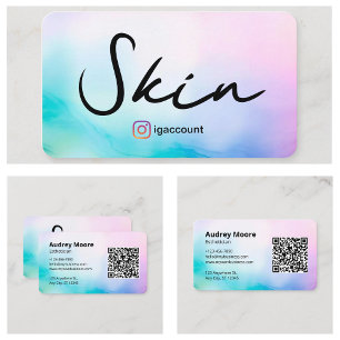 Salon Spa Aesthetician Business Card